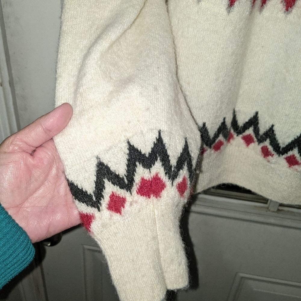 H&M Wool Blend Winterland  Crewneck Sweater - Picture 4 of 8